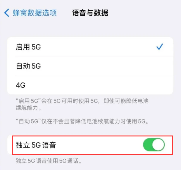 清远苹果14维修分享iPhone 14 Pro如何开启VoNR 