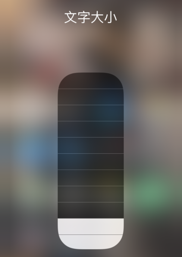 清远苹果手机维修分享小技巧：在 iPhone 控制中心快速调节字体大小 