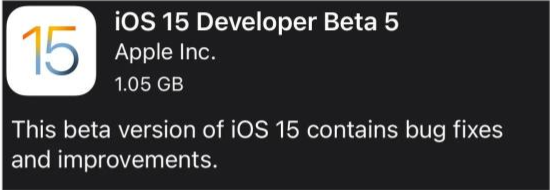 清远苹果手机维修分享如何升级到iOS15.0 beta5 